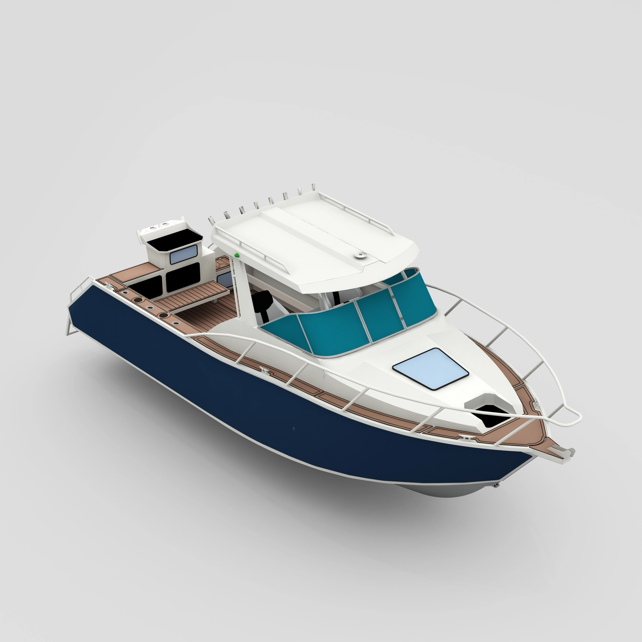 Profisher 750 алюминиевая кабинка лодка кабины