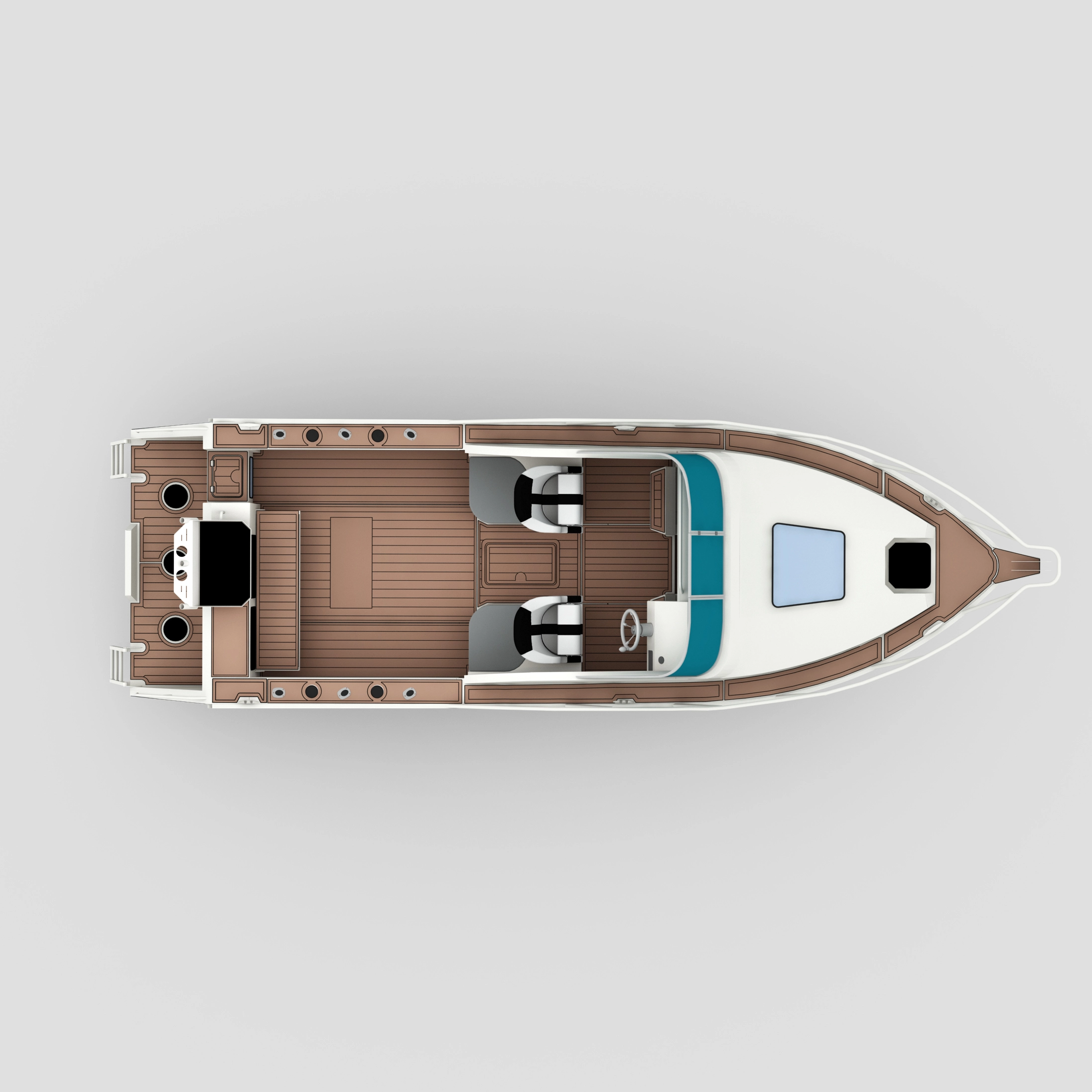 Profisher 750 алюминиевая кабинка лодка кабины